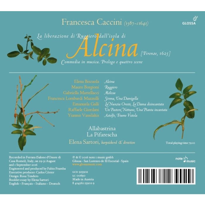 Caccini: Alcina - slide-1
