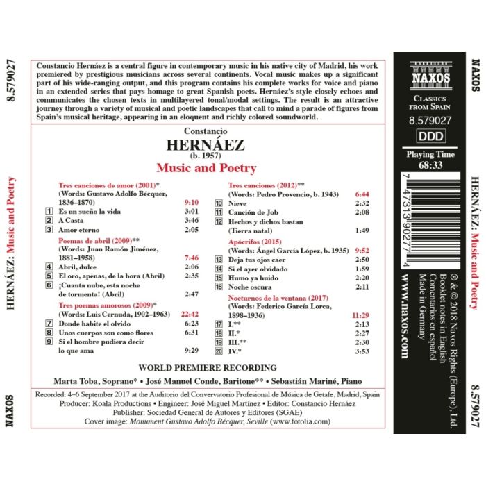 Hernaez: Music and Poetry - slide-1