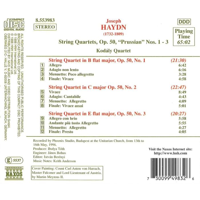 HAYDN: String Quartets vol. 1 - slide-1