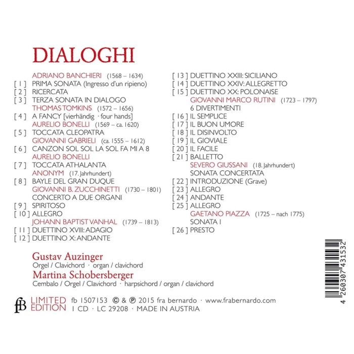 Dialoghi - Banchieri; Tomkins; Gabrieli; Vanhal; Zucchinetti; Rutini; Giussani; Piazza; Bonelli - slide-1
