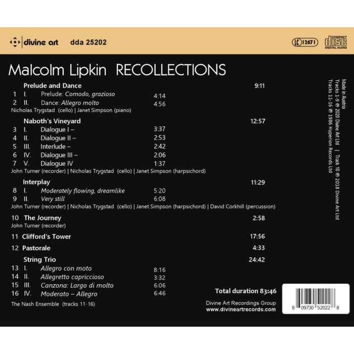 Malcolm Lipkin - Recollections - slide-1