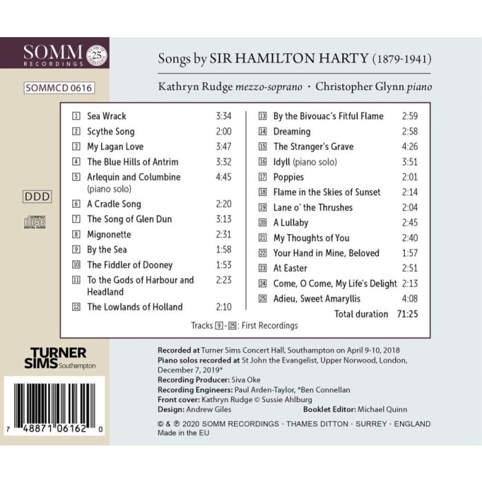 Songs by Sir Hamilton Harty - slide-1