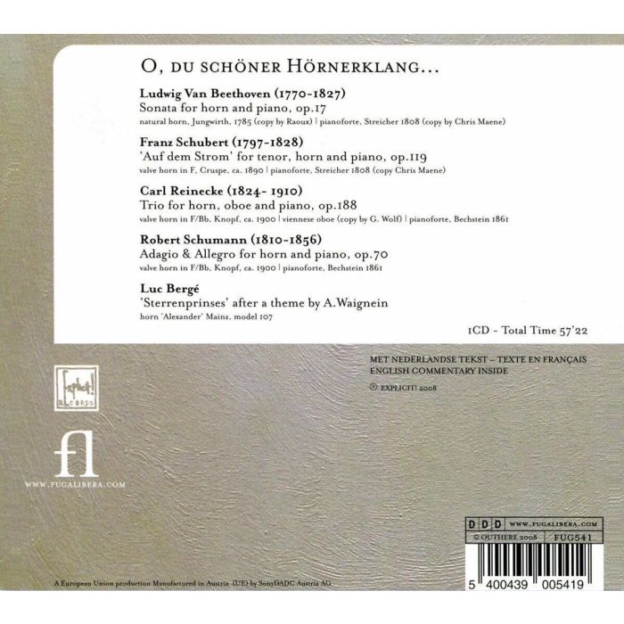 Beethoven/Schubert/Reinecke/Schuman: O, Du Schöner Hörnerklang - slide-1