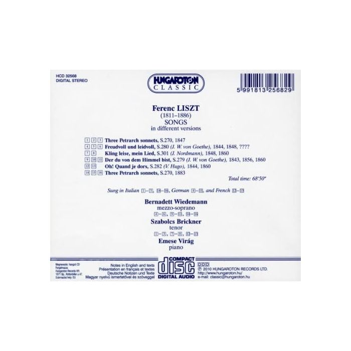 Liszt: Songs - slide-1