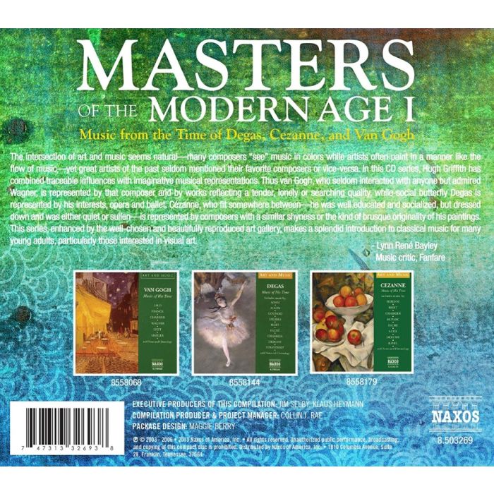 Masters of the Modern Age , Music from the Time of Degas, Cezanne and Van Gogh - slide-1