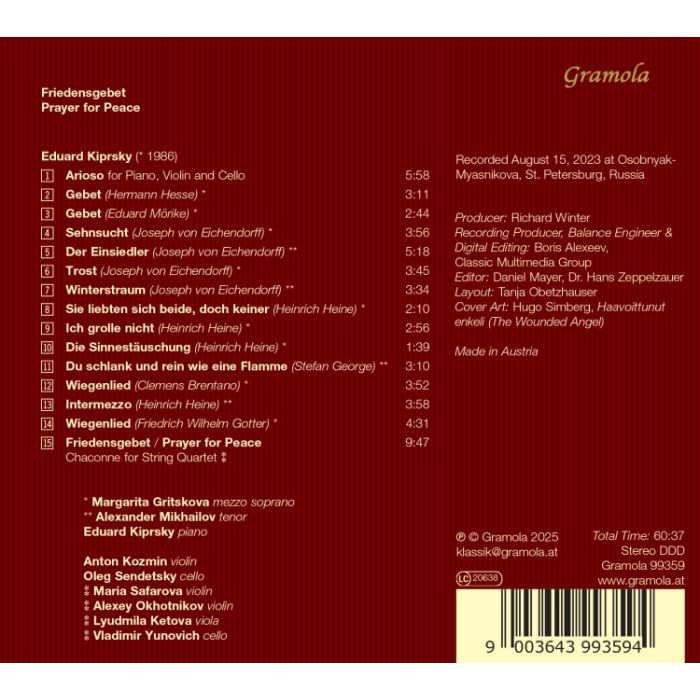 Kiprsky  - Prayer for Peace - slide-1