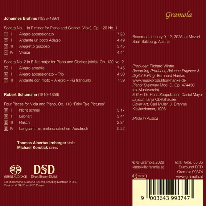 Brahms: Viola Sonatas; Schumann: Märchenbilder - slide-1