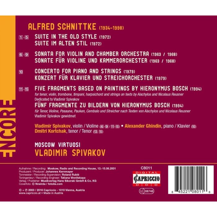 Schnittke: Hieronymus Bosch Fragments Piano Concerto Suite in the Old Style - slide-1
