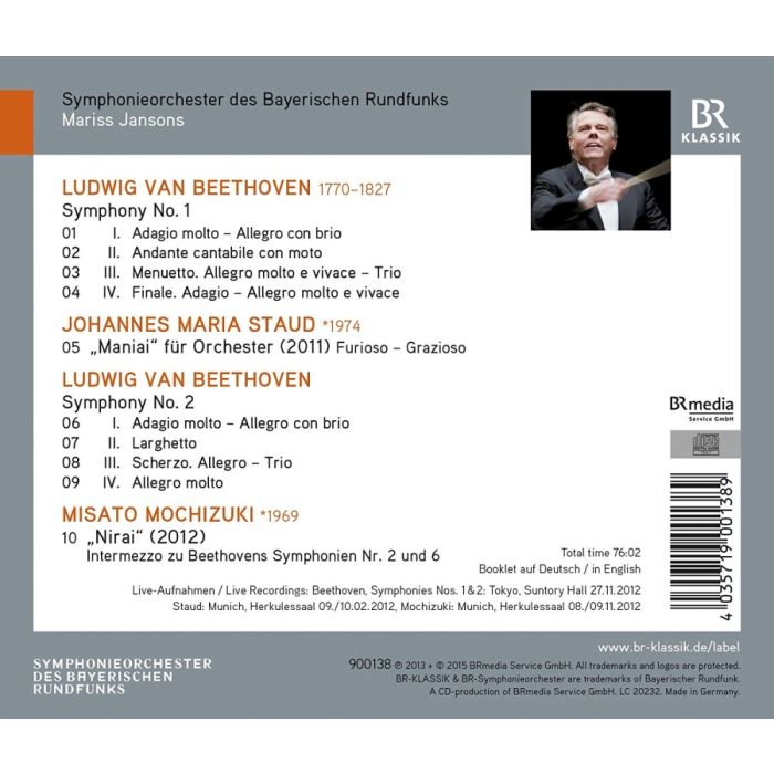 Beethoven: Symphonies Nos. 1 & 2 - slide-1