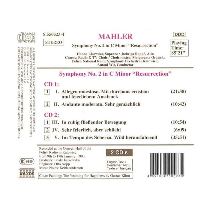 Mahler: Symphony No. 2 