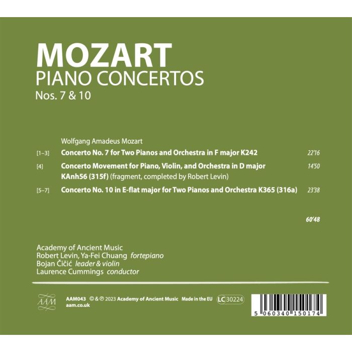 Mozart: Piano Concertos Nos. 7 & 10 - slide-1