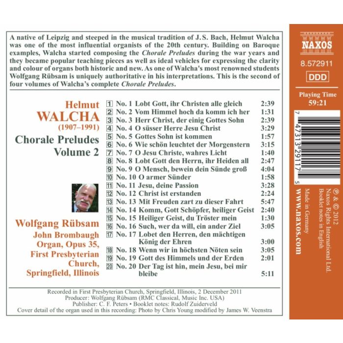 Walcha: Chorale Preludes Vol. 2 - slide-1
