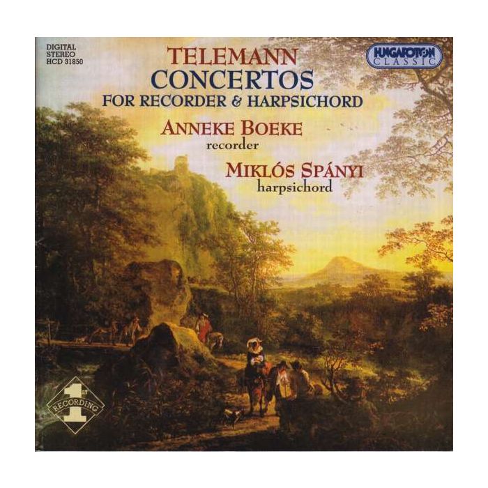 Telemann: Concertos For Recorder & Harpsichord