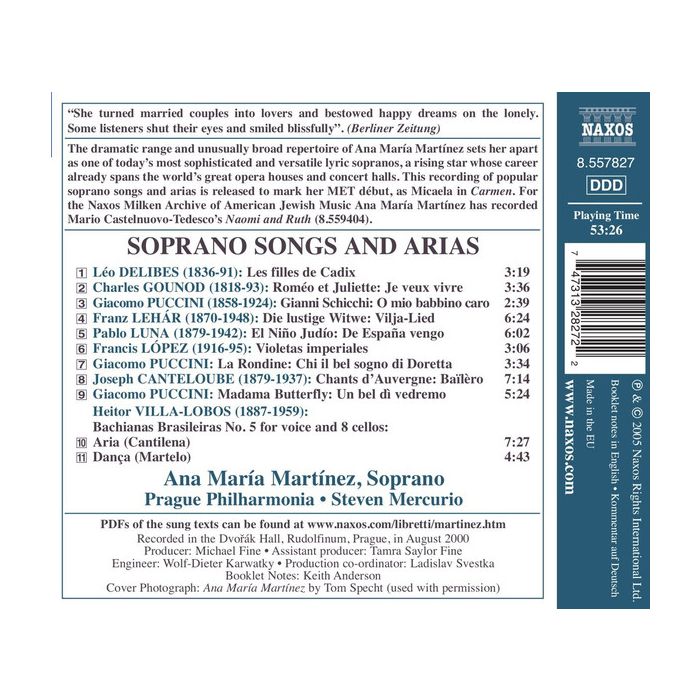 Ana Maria Martinez - Soprano Songs & Arias - slide-1