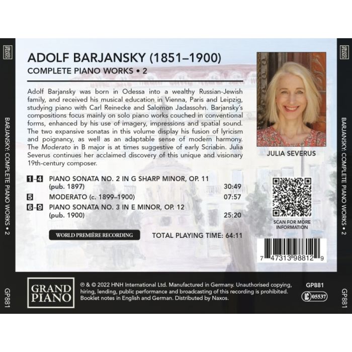 Barjansky: Complete Piano Works • 2 - slide-1