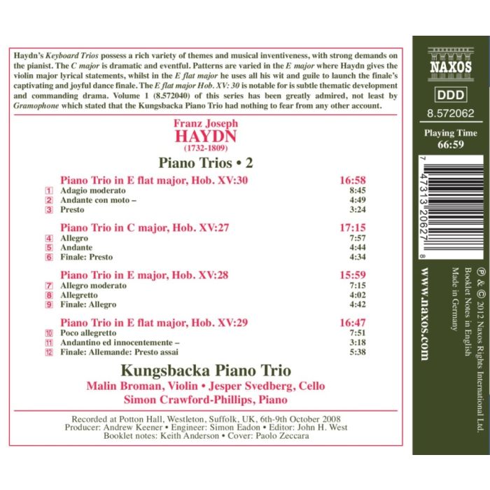Haydn: Piano Trios • 2 - Nos. 27, 28, 29 & 30 - slide-1