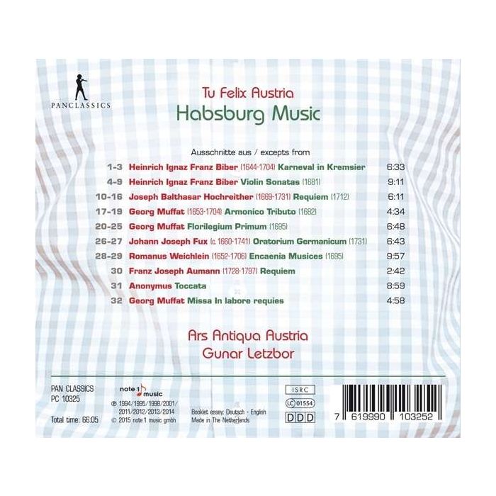 Habsburg Music – Biber, Fux, Muffat, Weichlein, Aumann … - slide-1