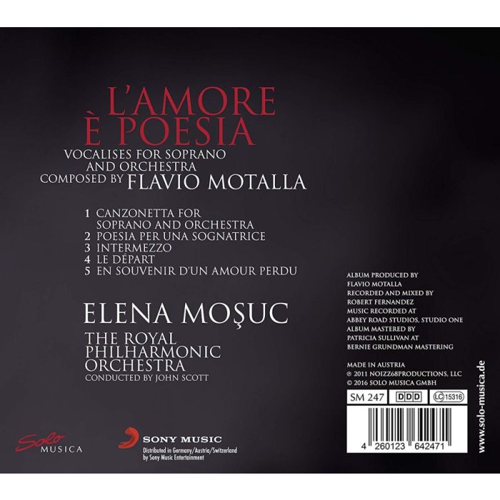 L'Amore è Poesia -Vocalises for Soprano and Orchestra - slide-1