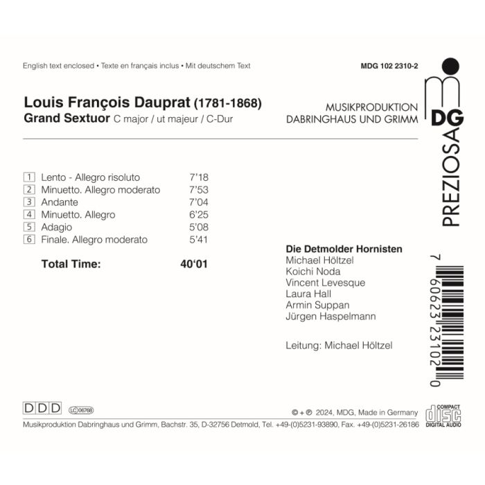 Dauprat: Grand Sextuor - slide-1