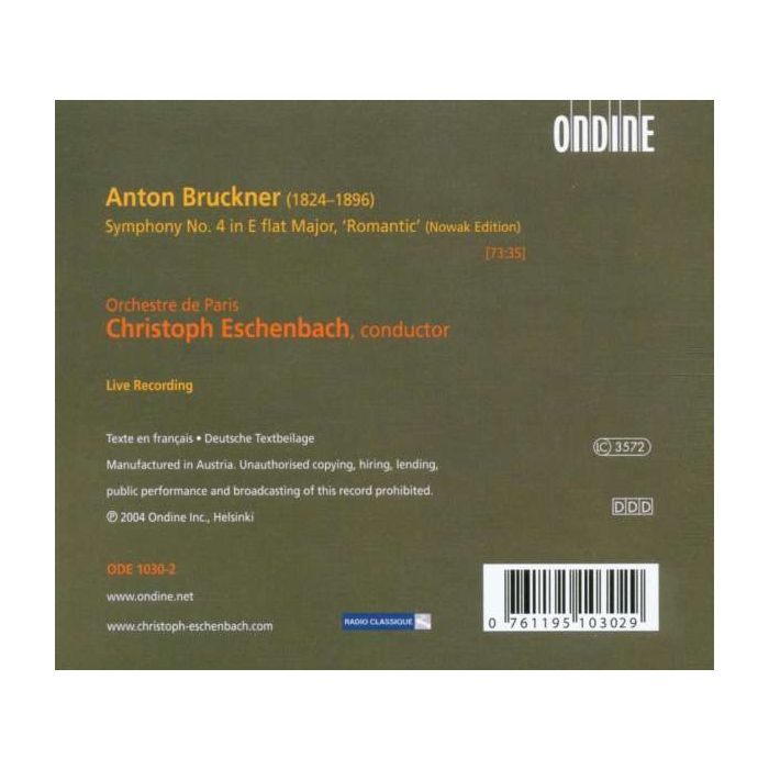 Bruckner: Symphony no. 4 