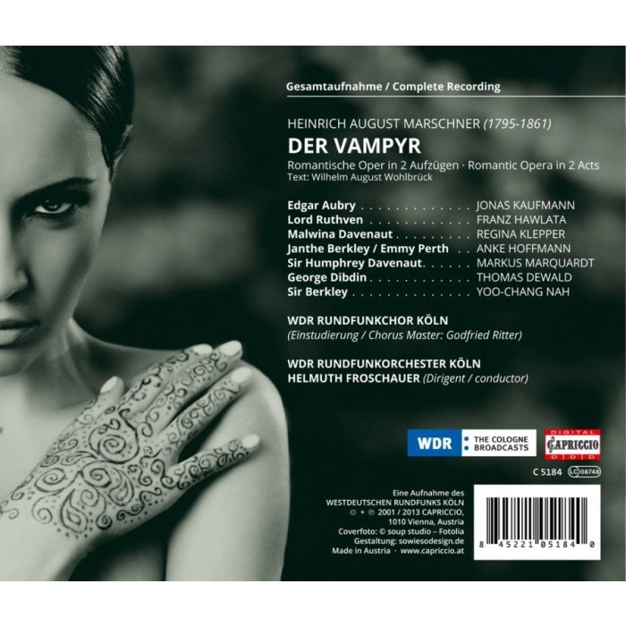 Marschner: Der Vampyr, Romantic Opera in 2 Acts - slide-1