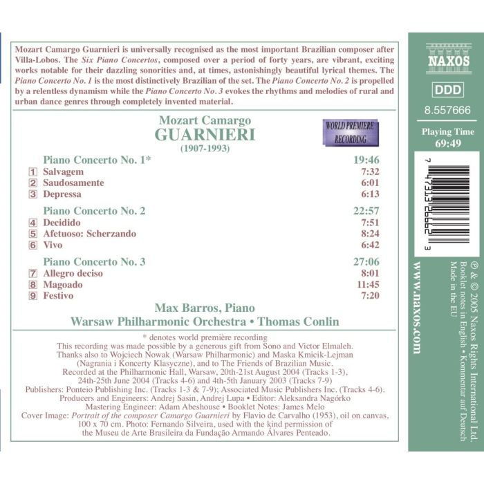 GUARNIERI: Piano concertos 1, 2 & 3 - slide-1