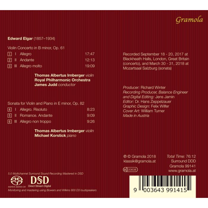 Elgar: Violin Concerto; Violin Sonata - slide-1