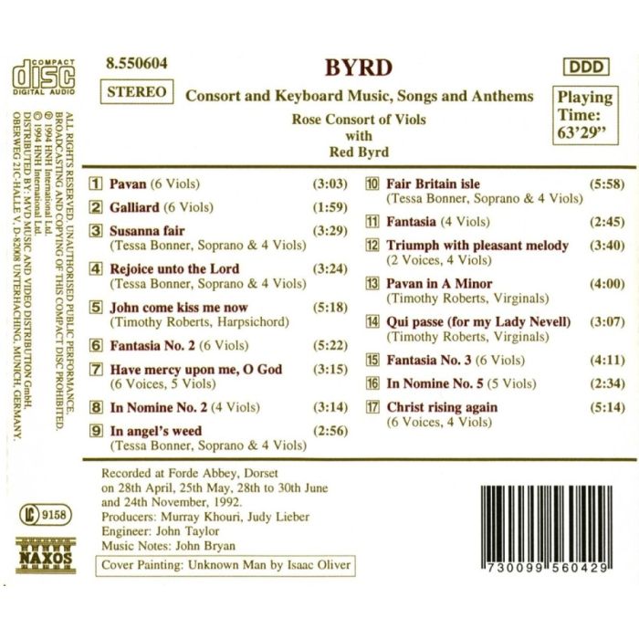 Byrd: Consort and Keyboard Music, Songs and Anthems - slide-1