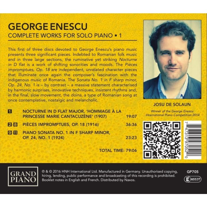 Enescu: Solo Piano Works Vol. 1 - slide-1