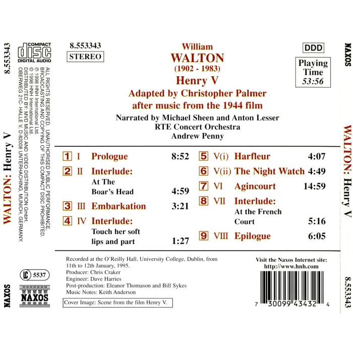 WALTON: Henry V - slide-1