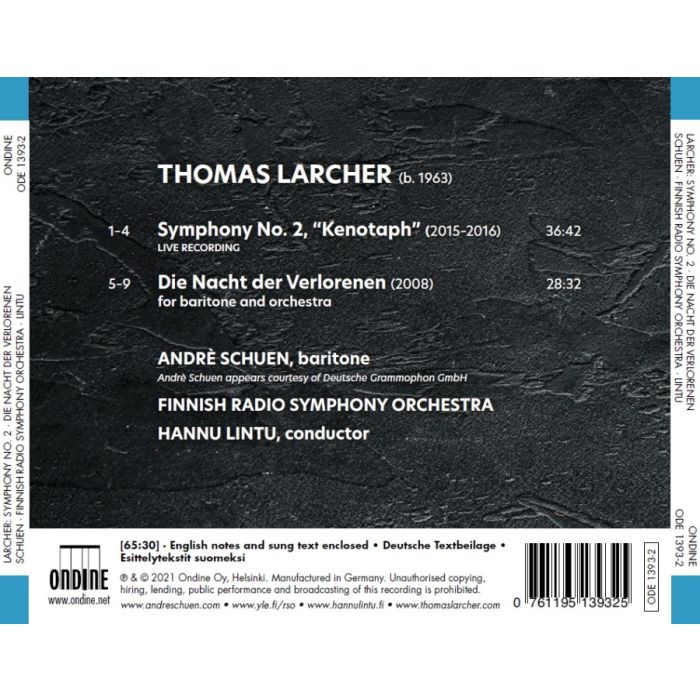 Larcher: Symphony No. 2 “Kenotaph”; Die Nacht der Verlorenen - slide-1