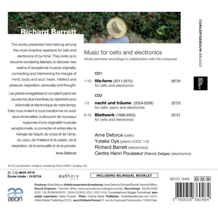 Barrett: Music for cello and electronics - slide-1