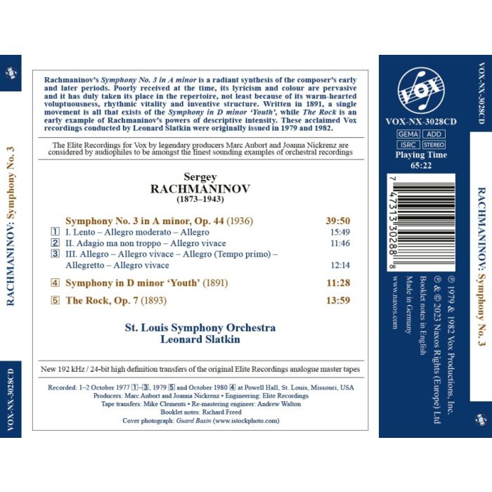 Rachmaninov: Symphony No. 3; ‘Youth’ Symphony; The Rock - slide-1