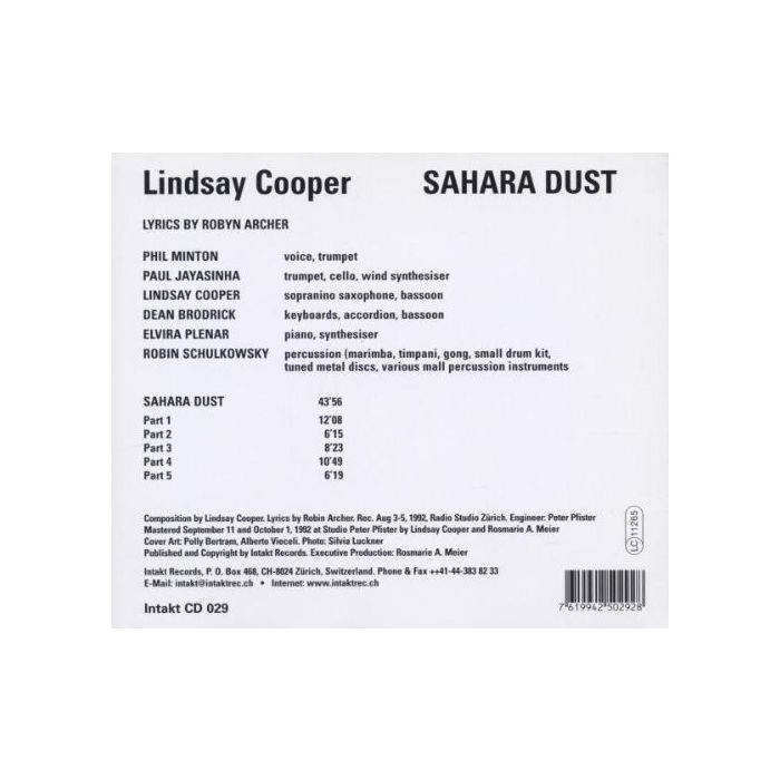 Lindsay Cooper: Sahara Dust - slide-1