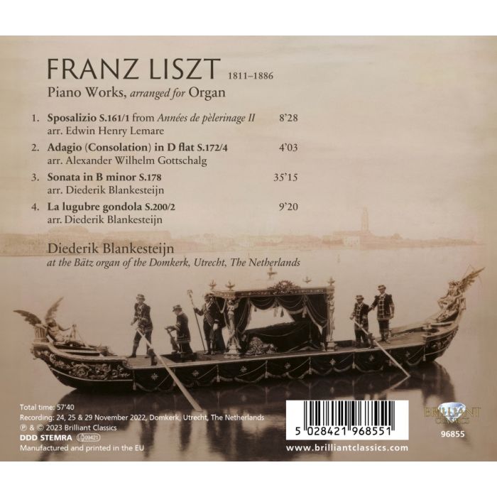 Liszt: Piano Works, arranged for Organ - slide-1