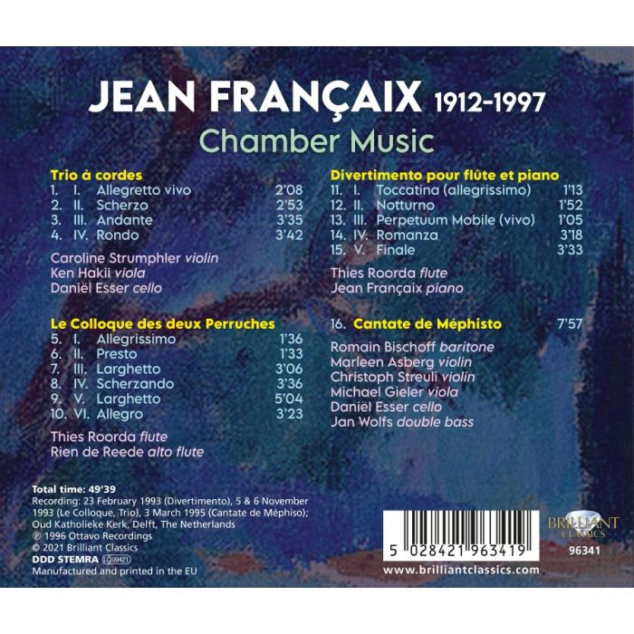 Françaix: Chamber Music - slide-1
