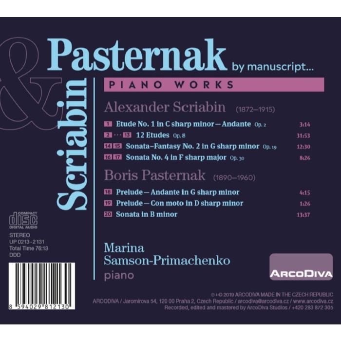 Pasternak & Scriabin: Piano Works - slide-1
