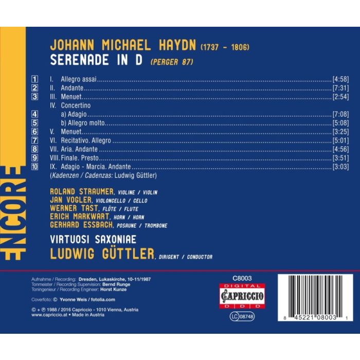 Haydn, Michael: Serenade in D - slide-1