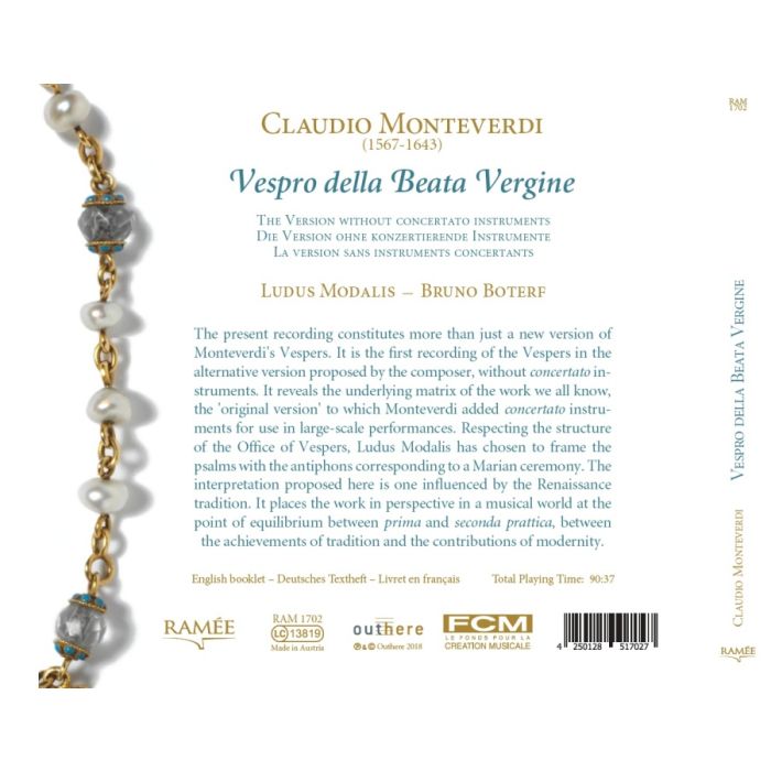 Monteverdi: Vespro della Beata Vergine - slide-1