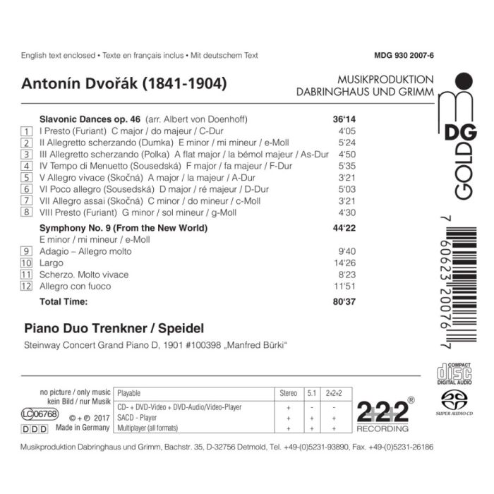Dvorak: Symphony No. 9; Slavonic Dances - slide-1