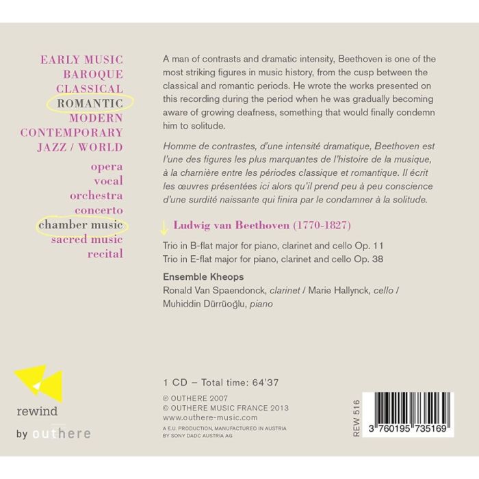 Beethoven: Trios for clarinet, cello & pianoforte - slide-1