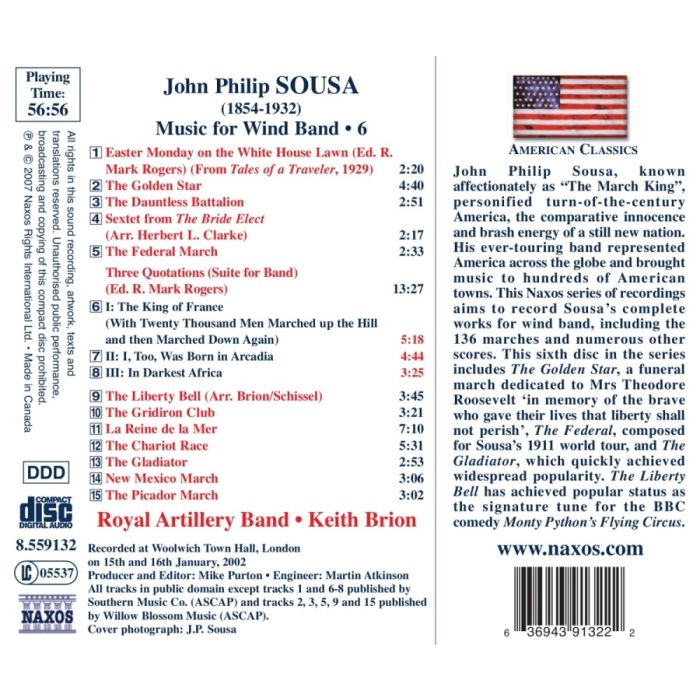 Sousa: Music for Wind Band Vol. 6 - slide-1