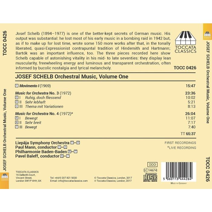 Schelb: Orchestral Music Vol. 1 - slide-1