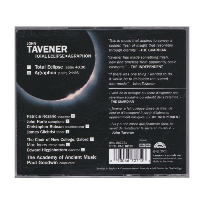 TAVENER: Total Eclipse - slide-1