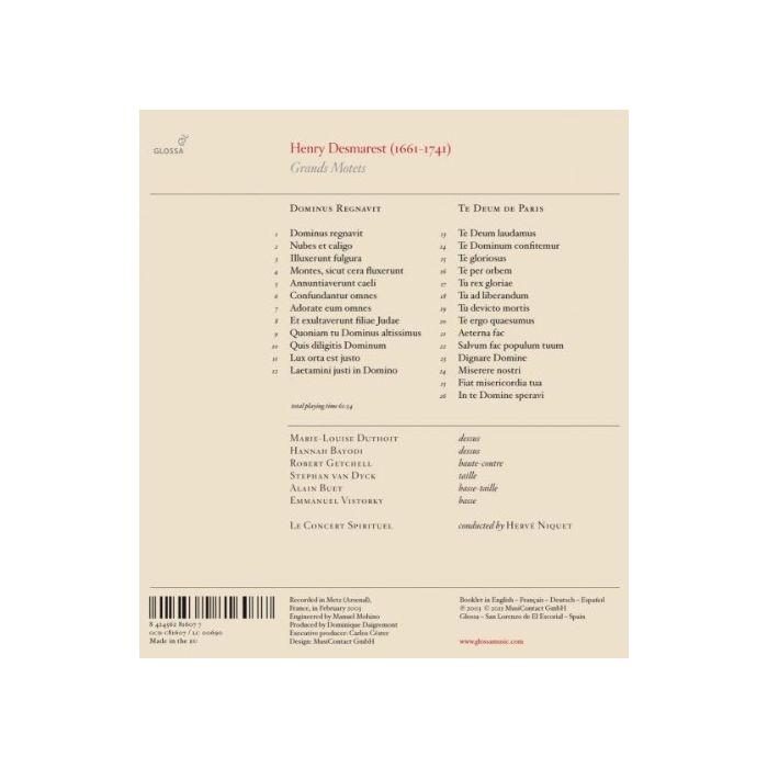 Desmarest: Grands Motets - slide-1