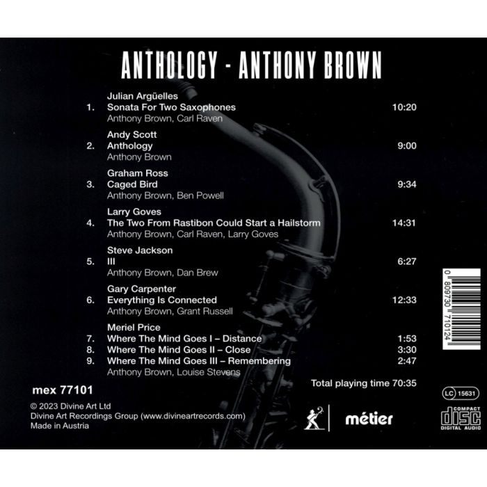 Anthology - Contemporary music for saxophones - slide-1