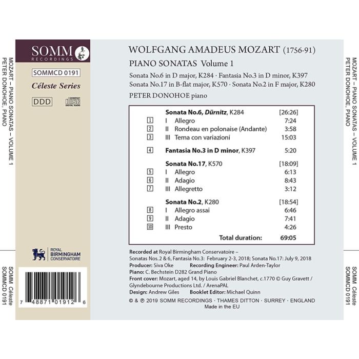 Mozart: Piano Sonatas Vol. 1 - slide-1
