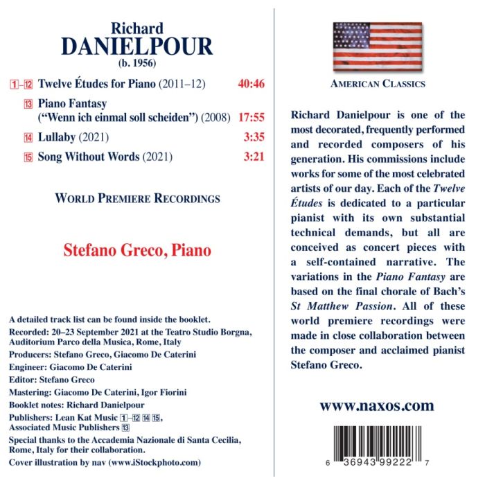 Danielpour: Twelve Études for Piano - slide-1