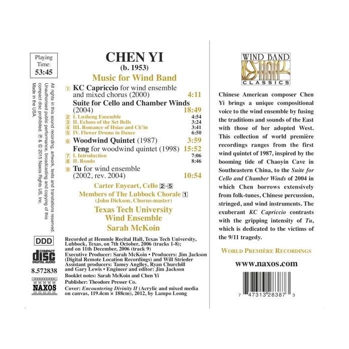 Yi Chen: Music for Wind Band - slide-1