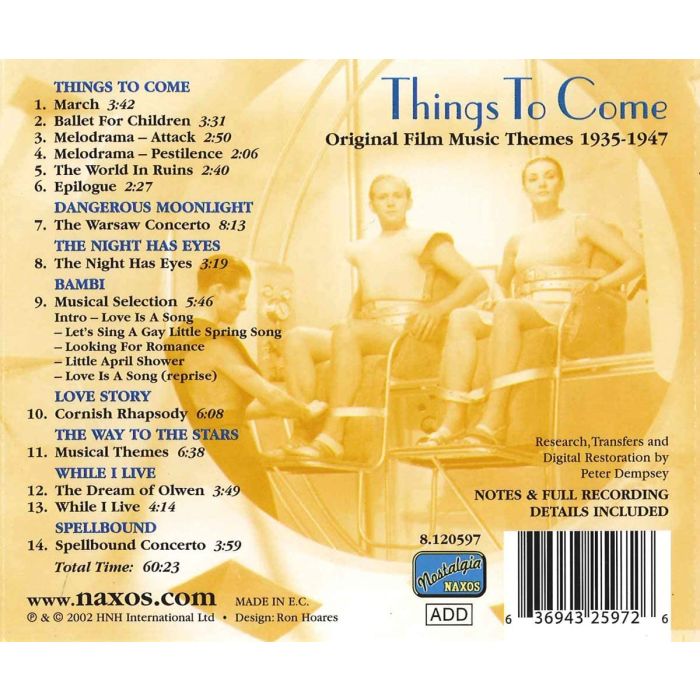 ORIGINAL FILM MUSIC THEMES 1936-47 - slide-1